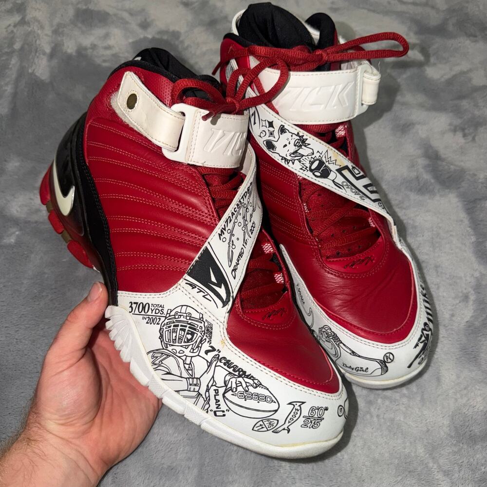 Nike Air Zoom Vick III "Laser Dirty Bird" Red Falcons Men's 12